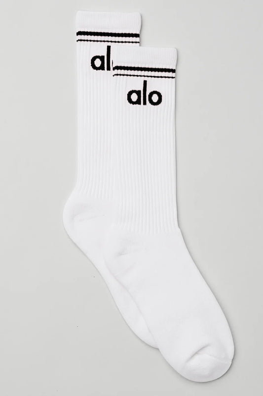 Calcetines Alo Yoga Unisex Hlaf-Crew Throwback