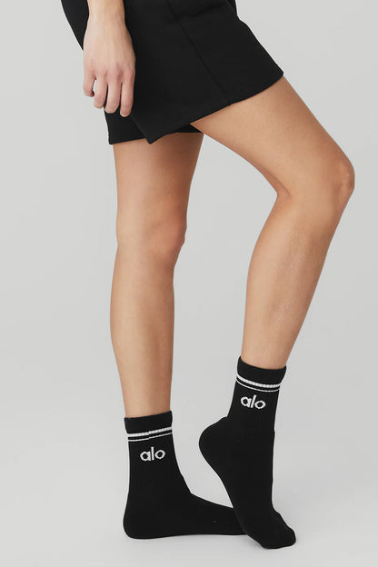 Calcetas Alo Yoga Unisex Half-Crew Throwback