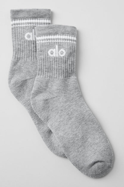 Calcetas Alo Yoga Unisex Half-Crew Throwback