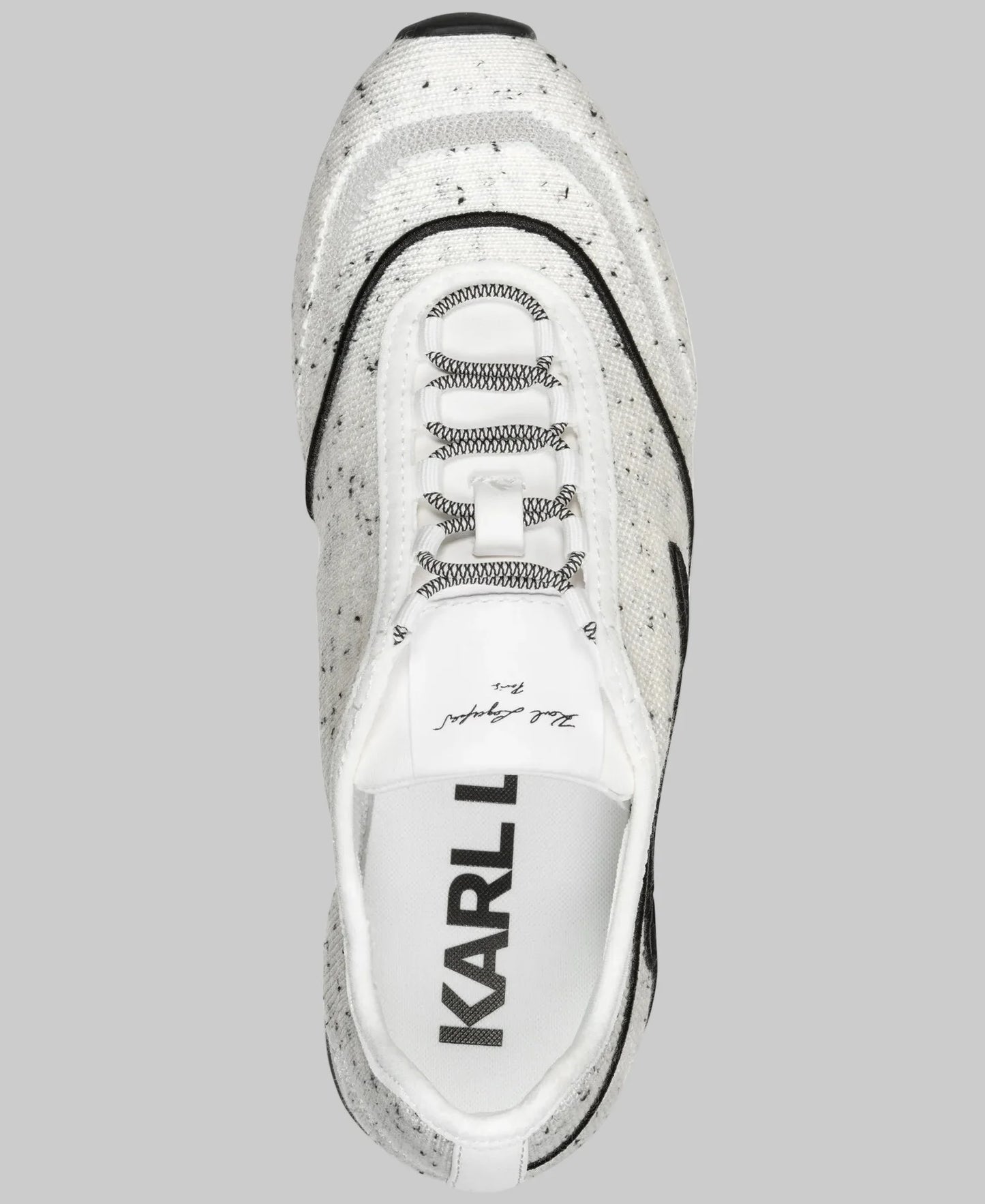 Tenis Karl Lagerfeld Angel Script Mujer Slip On Sneakers Casuales