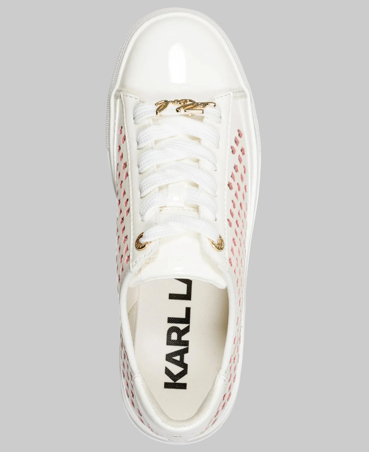Tenis Karl Lagerfeld Caswell Mujer Lace Up Sneakers Casuales