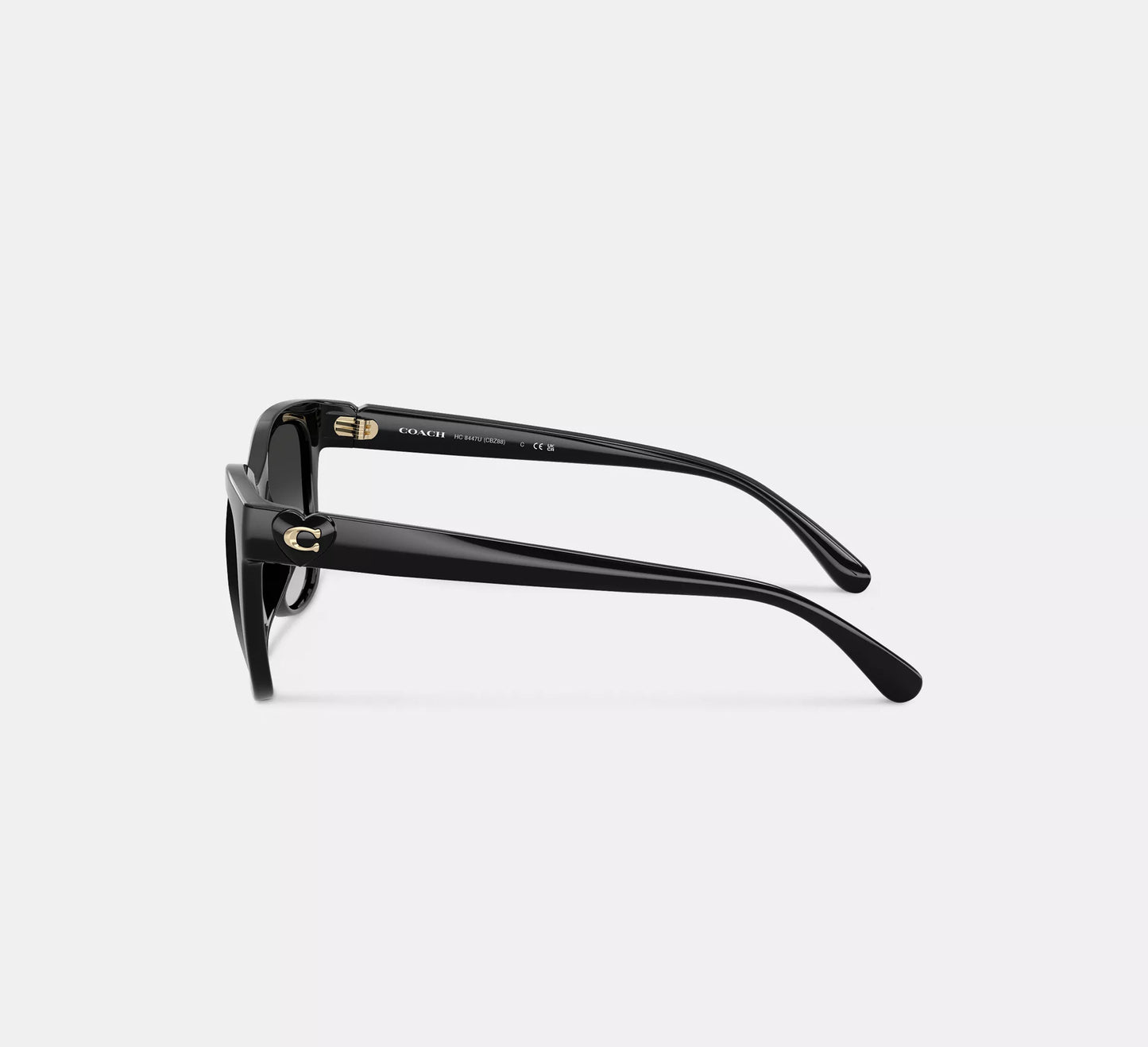 Lentes Coach Mujer Gafas de Sol Cuadradas Signature Heart Oversize
