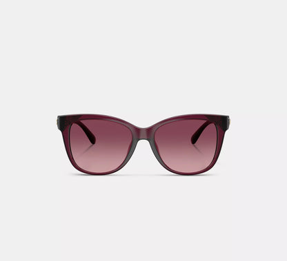 Lentes Coach Mujer Gafas de Sol Cuadradas Signature Heart Oversize