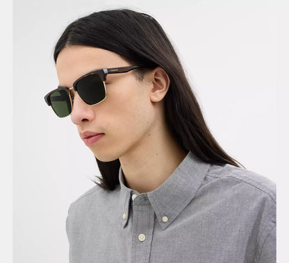 Lentes Coach Unisex Gafas de Sol Cuadradas