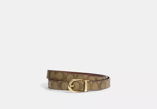 Cinto Coach Mujer Classic Buckle Cut To Size Reversible Belt, 25 Mm
