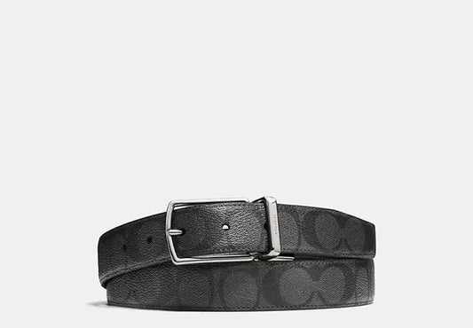 Cinto Coach Hombre Harness Buckle Cut To Size Reversible Belt, 30 Mm