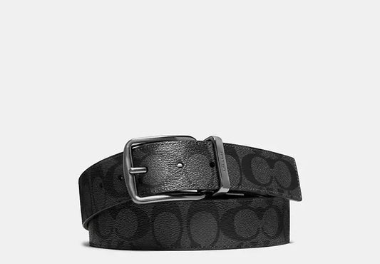 Cinto Coach Hombre Harness Buckle Cut To Size Reversible Belt, 38 Mm