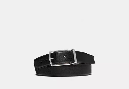 Cinto Coach Hombre Harness Buckle Cut To Size Reversible Belt, 30 Mm