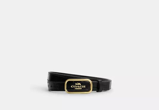 Cinto Coach Mujer Classic Buckle Cut To Size Reversible Belt, 18 Mm