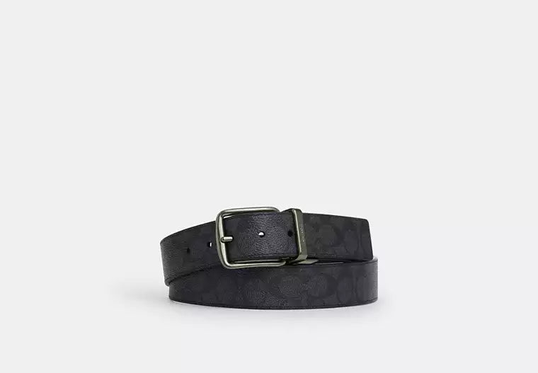 Cinturon Coach Hombre Reversible Ajustable 38mm