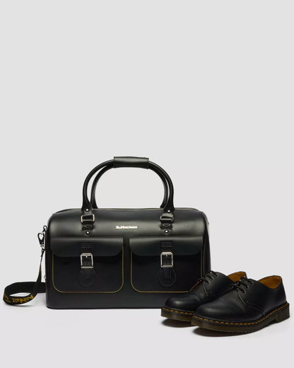 Bolso de Viaje Dr Martens Negro Daytripper Kiev Leather Bag